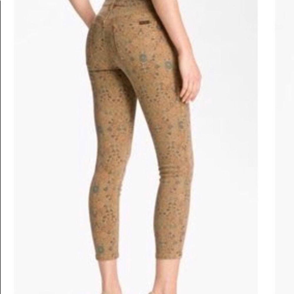 Joe's Jeans Brown Patterned Skinny Jeans in Sepia Size 29 - Picture 4 of 5